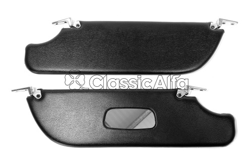 IN143 SPIDER SUN VISOR CHROME SUPPORTS 1966-89 - PAIR  IN143 SPIDER SUN VISOR CHROME SUPPORTS 1966-89 - PAIR