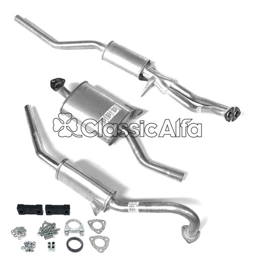 EX003/1 COMPLETE EXHAUST BERLINA SALOON - NOW WITH FITTING KIT.  EX003/1 COMPLETE EXHAUST BERLINA SALOON - NOW WITH FITTING KIT.