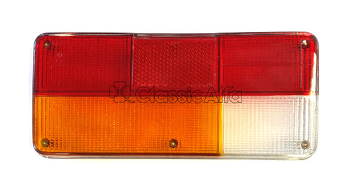 D0113 REAR LIGHT LENS LEFT CHROME RIM 116 SALOON D0113 REAR LIGHT LENS LEFT CHROME RIM 116 SALOON