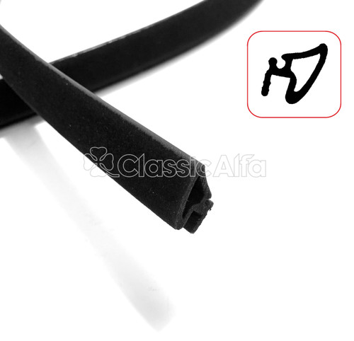 D0408 WINDOW FELT STRIP 100CM ALFETTA GTV FRONT DOOR.
