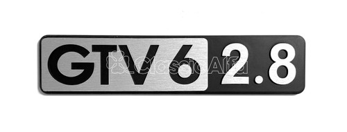 D0450 ALFETTA GTV6 2.8 BOOT BADGE D0450 ALFETTA GTV6 2.8 BOOT BADGE
