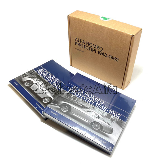 AC629 ALFA ROMEO PROTOTIPI 1948-62 - 2 BOOK SET AC629 ALFA ROMEO PROTOTIPI 1948-62 - 2 BOOK SET