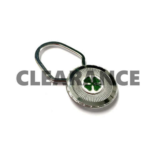 BG091 CLOVERLEAF KEYRING TO CLEAR BG091 CLOVERLEAF KEYRING TO CLEAR
