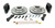 BR200 BIG BRAKE CONVERSION KIT - 1750/2000 CARS BR200 BIG BRAKE CONVERSION KIT - 1750/2000 CARS