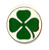 BG006 SPRINT GTV GREEN CLOVERLEAF C-PILLAR BADGE