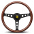 AC058/1 MOMO INDY HERITAGE WOOD STEERING WHEEL - BLACK SPOKES AC058/1 MOMO INDY HERITAGE WOOD STEERING WHEEL - BLACK SPOKES