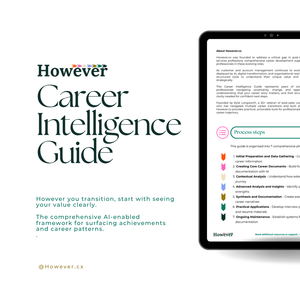 Career Intelligence Guide - Build Your Career Story in 17 Steps