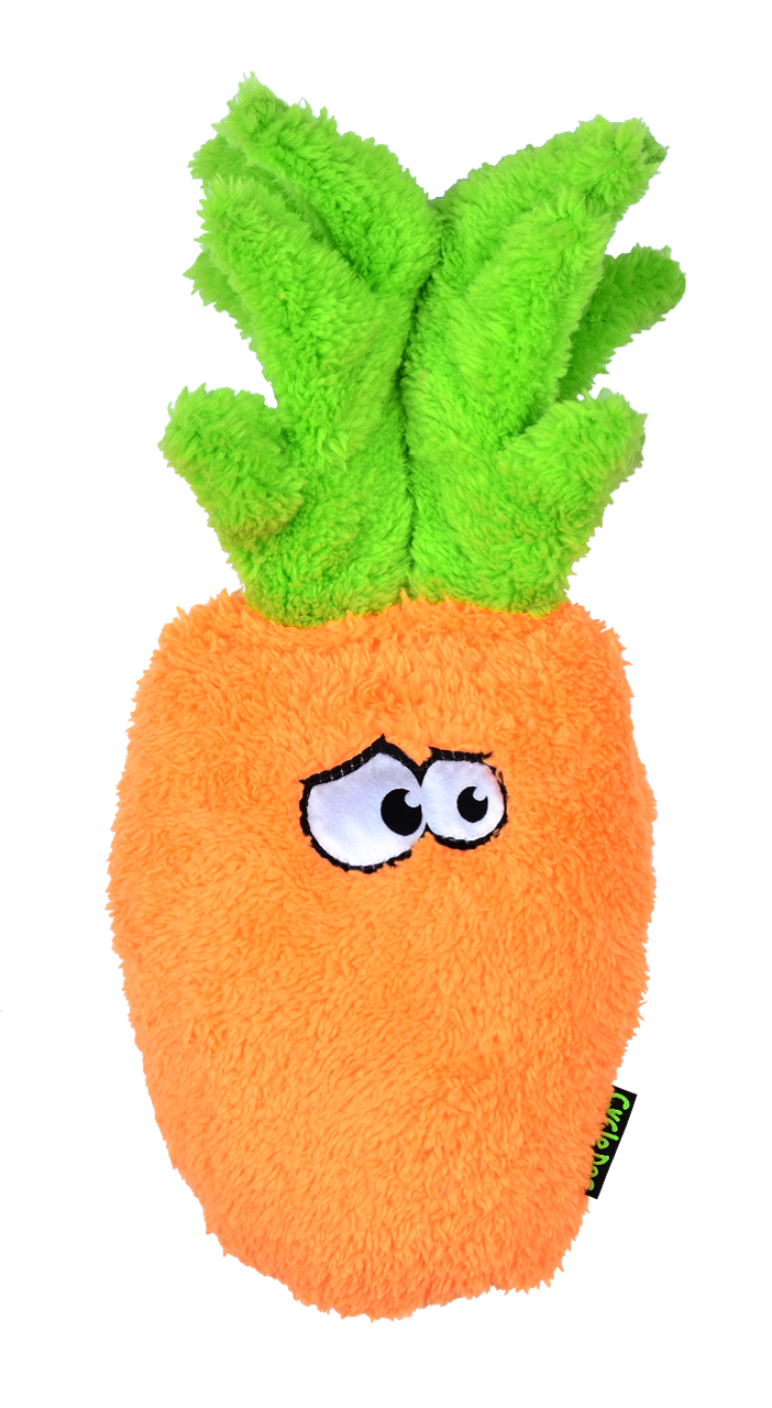 Cycle Dog Duraplush Carrot USA Dog Toy