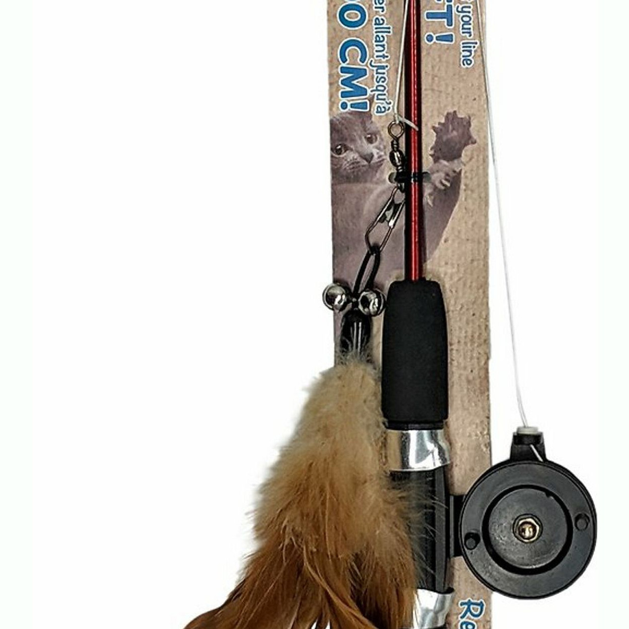 Ethical Pet Fishing Rod N Reel Kitty Teaser, 58% OFF