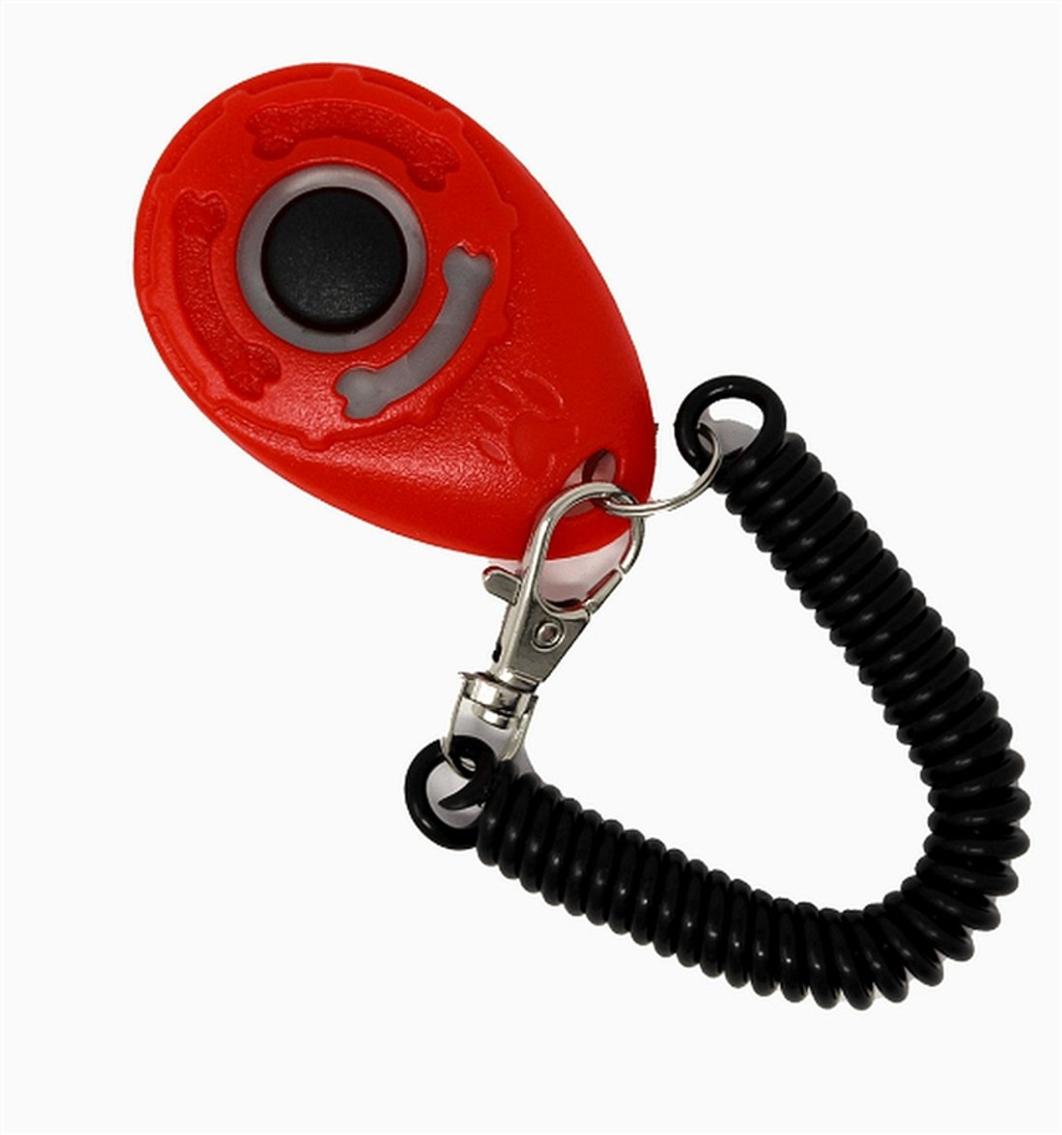 2pcs Dog Training Clickers 2 in 1 Whistle and Clicker Pet Training Tools  with Wrist Strap Key Ring for Dogs Cats Pets 