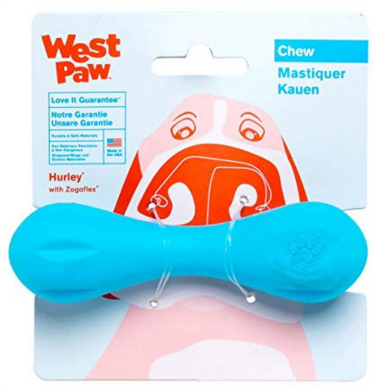 Fun Tough Dog Toys Zogoflex by West Paw 