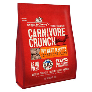 Stella and Chewy's Carnivore Crunch Beef Dog Treats