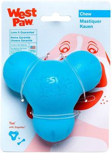 West Paw Tux Dog Toy - Large Aqua Blue