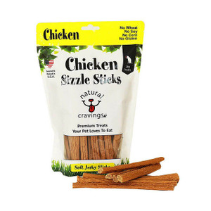 Natural Cravings Chicken Sizzle Sticks Jerky treat for dogs