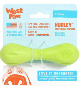 West Paw Zogoflex Hurley Mini Green Dog Toy