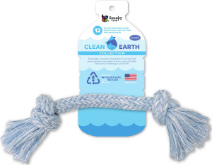 Spunky Pup Clean Earth Recycled Rope Dog Tug Large Spunky Pup Clean Earth Recycled Rope Dog Tug Large