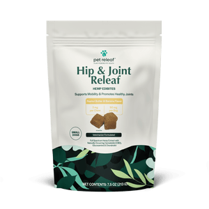 Pet Releaf Hip & Joint Releaf Peanut Butter Banana Edibites for Small Dogs - 7.5oz Bag