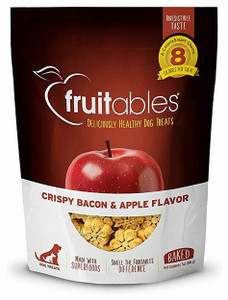 Fruitables  Crispy Bacon & Apple Flavor Dog Treats - 12oz Bag