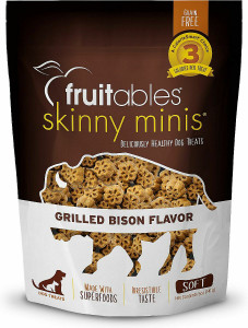 Fruitables - Skinny Minis Grilled Bison Chewy Treats - 12oz Bag