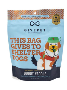 GivePet Doggy Paddle Soft Trainers Dog Treats - 6 oz Bag