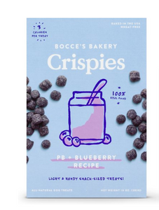 Bocce's Bakery Crispies PB + Blueberry Recipe Dog Treats - 10oz Box