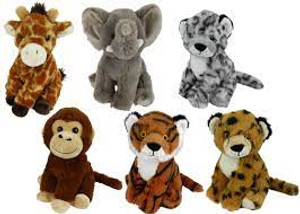 Multipet Eco Safari Animal Plush Dog Toy