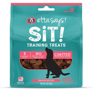 etta says! Sit! Bacon Recipe Training Treats - 6oz Bag