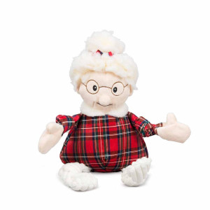 Hugglehounds Holiday Knottie Mrs. Claus Dog Toy