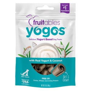 Fruitables Yogos Coconut Dog Treats - 12oz Bag