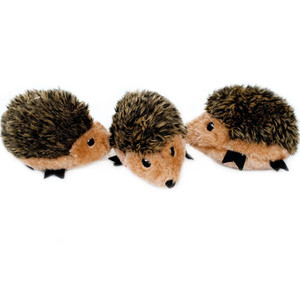 ZippyPaws Miniz Hedgehogs Dog Toys - 3 Pack