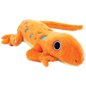 GoDog Amphibianz Salamander Dog Toy with Chew Guard