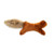 Mutts and Mittens Squirrel plush dog toy-Made in USA