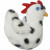 Multipet Look Who's Talking Chicken Dog Toy