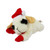 Multipet Holiday Lamb Chop plush dog toy 6 in