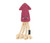 ZippyPaws ecoZippy Suede and Rope Buddies Squid Dog Toy