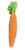 Cycle Dog Duraplush Carrot USA Dog Toy