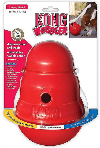 Rolling Feeder Bull Terrier Dog Treat Dispenser, Large Size [TT29