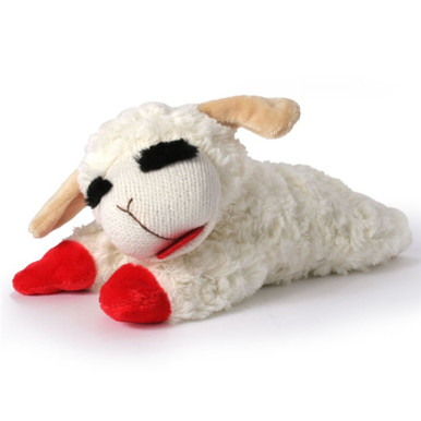 stuffed lamb dog toy