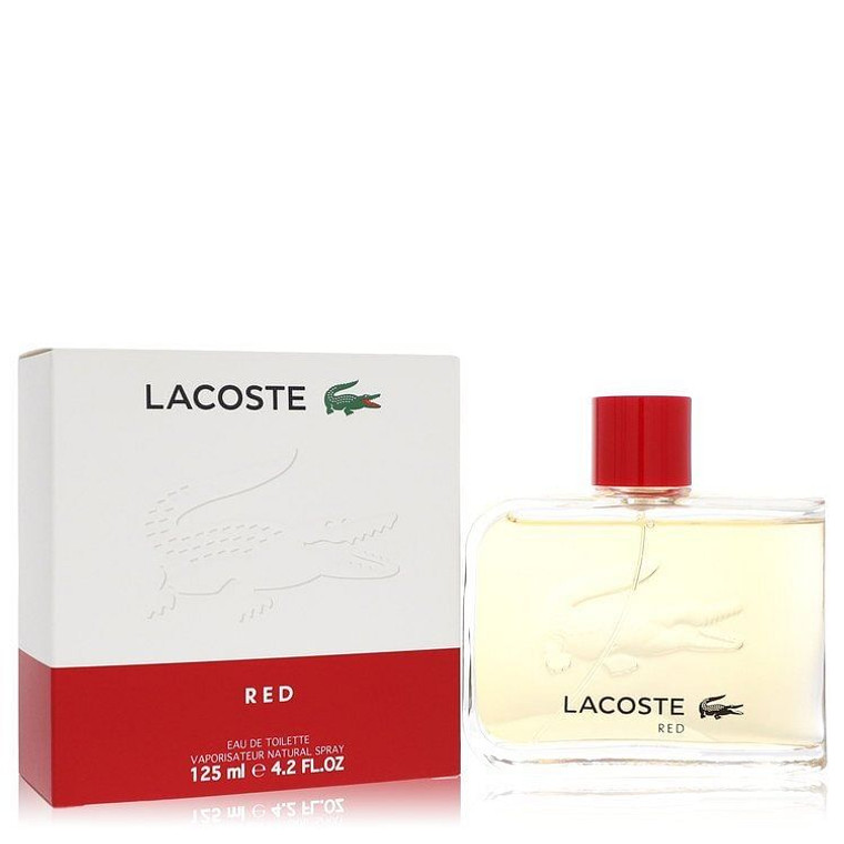 Lacoste Red Style In Play by Lacoste Eau De Toilette Spray (New Packaging) 4.2 oz (Men) V728-415834