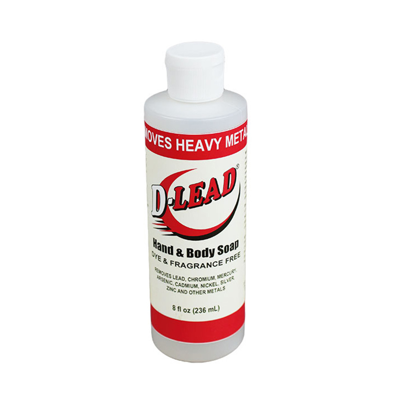 D-lead Hand & Body Soap, Dye & Fragrance-Free, 8 oz, 4221es-008