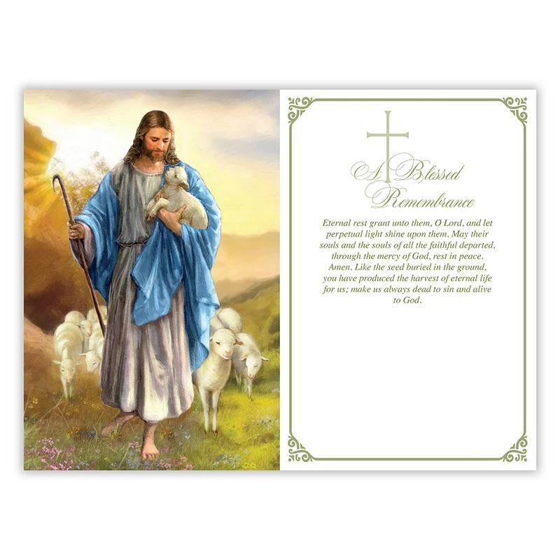 In Loving Memory - Sympathy Booklet - Green - [Wholesale]Christian ...