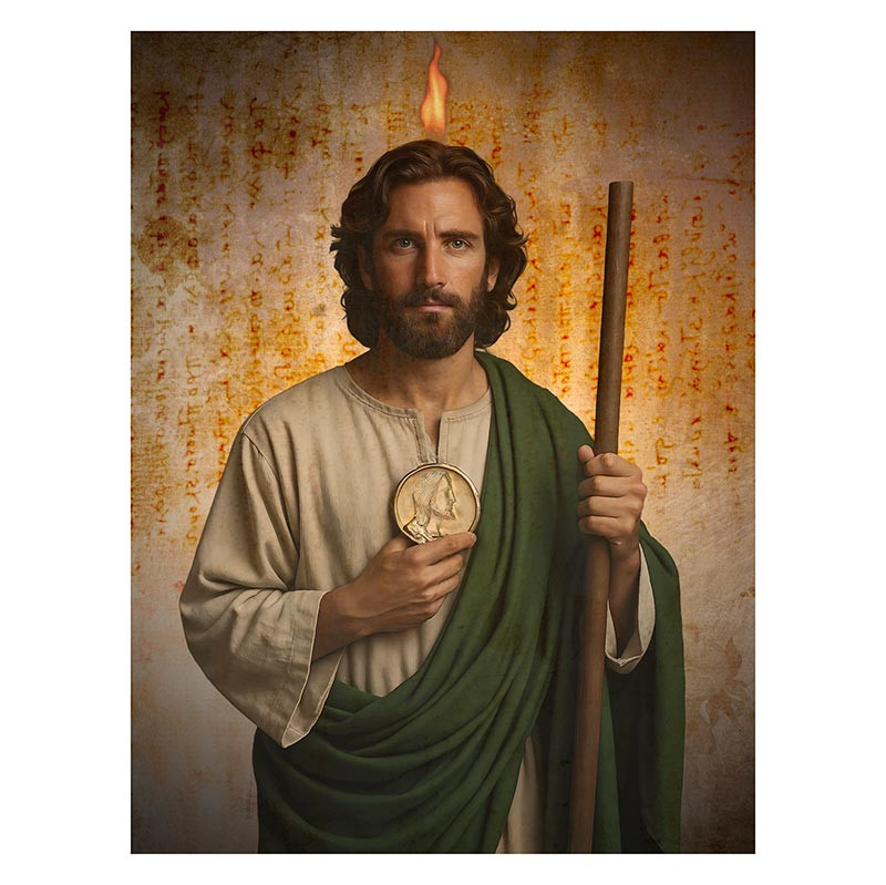 Jeannette Gianola Wood Block Saint Jude