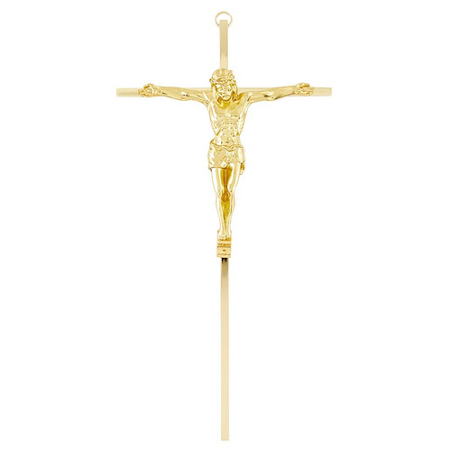 10" Brass Crucifix (JC-855-K)