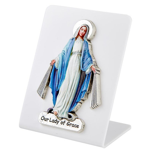 Our Lady of Grace Desk Plaque
