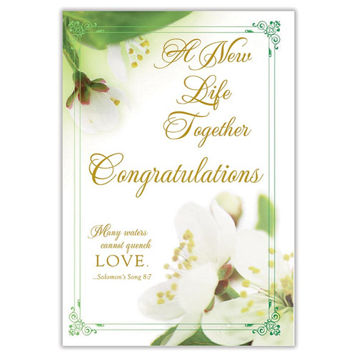 A New Life Together Wedding Card