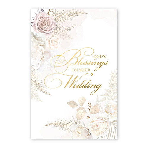 God's Blessings - Wedding Card