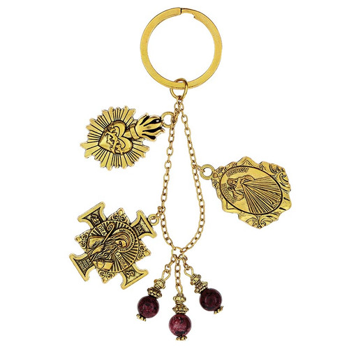 Divine Mercy Adoration Keychain