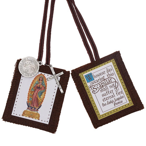 Michael Adams Brown Scapular - Our Lady of Guadalupe