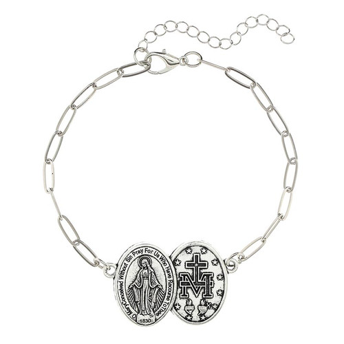 Clip Chain Bracelet - Miraculous Medal