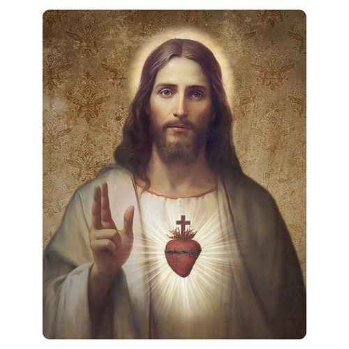 Jeanette Gianola Printed Wood Plaque - Sacred Heart
